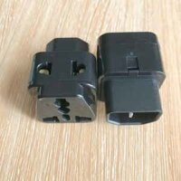 Rắc Chuyển Nguồn Adapter IEC320 C14 to multi-socket 15A-125V 10A-250V 10A 2500W Connect PDU or UPS