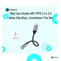 Rắc Chuyển TYPE C Dùng CHo các bộ Mic Hát Livestream, Thu Âm, Chuyển đổi từ cổng TYPE C sang 3.5 Hỗ Trợ Live, Thu Âm, Qu