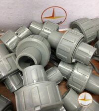 Rắc co 21 nhựa PVC Bình Minh, khớp nối sống 21 - RC21