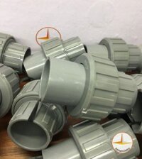 Rắc co 42 nhựa PVC Bình Minh, khớp nối sống 42 - RC42