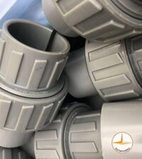 Rắc co 49 nhựa PVC Bình Minh, khớp nối sống 49 - RC49