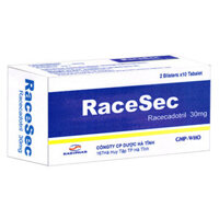 Racesec 30mg điều trị bổ sung điều trị triệu chứng tiêu chảy cấp