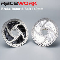 Racework MTB Phanh Đĩa Rotor Chất Lượng Cao Đường Núi Xe Đạp Phanh Đĩa 140 / 160mm 6 Bu Lông Tản Nhiệt Xe Đạp Cánh Quạt