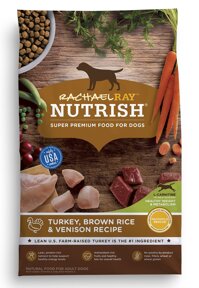 Rachael Ray Nutrish Super Premium Dry Dog Food, Turkey, Brown Rice & Venison Recipe