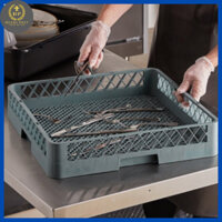 RACK ĐỰNG DAO MUỖNG NĨA, KHAY NHỰA SỬ DỤNG ĐƯỢC CHO MÁY RỬA CHÉN CÔNG NGHIỆP