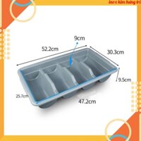 Rack đựng dao muỗng nĩa nhựa 4 ngăn