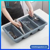 Rack đựng dao muỗng nĩa nhựa 4 ngăn