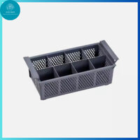 Rack đựng dao nĩa nhựa 8 ngăn - rack dao nĩa muỗng