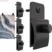 Radiantbeam 4 Móc treo màn hình tấm thảm, Kẹp treo tường chăn nguyên khối treo tường, tiện lợi Dễ dàng lắp đặt Vít chống gỉ Treo thảm Kẹp trang trí