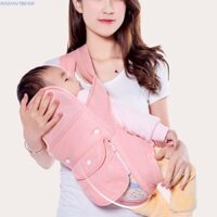Radiantbeam Baby Carrier Swaddle, Túi đeo chéo mềm mại tiện lợi cho bé, Túi xách Cotton thoáng khí đa năng tiết kiệm nhân công cho trẻ sơ sinh Túi Kangaroo nữ