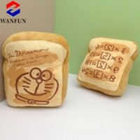 Radiantedge Bộ nhớ Bánh mì Gối sang trọng, Bộ nhớ toán học nhồi bông Bánh mì Đồ chơi sang trọng, Gối ngủ Kawaii Sáng tạo 8 inch Doremon Đồ chơi sang trọng Trang trí ghế Sofa