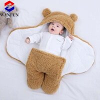 Radiantedge Bọc Chăn Ga Gối Cho Bé Cotton Unisex Mùa Đông Flannel Túi Ngủ Sơ Sinh