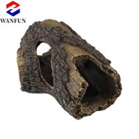 Radiantedge Nhà Cá Log Hang Gỗ Nhà Thân Cây Trang Trí Cho Bể Cá Gỗ Cảnh Quan