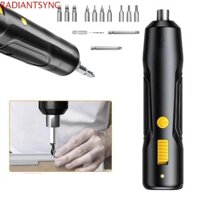 Radiantsync 15 Cái Trình điều khiển vít điện, Không dây với Bộ tuốc nơ vít điện 13 Bit, Xoay tốc độ cao Tay cầm chống trượt cầm tay Dụng cụ điện