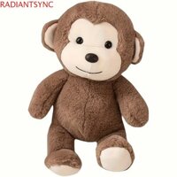 Radiantsync Đồ chơi khỉ sang trọng, Phim hoạt hình Động vật hoang dã Mô phỏng Búp bê khỉ, Quà tặng sinh nhật Gối nhồi bông siêu mềm 23cm Khỉ Thú nhồi bông Búp bê làm dịu cơn thèm ăn cho bé