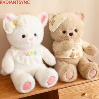 Radiantsync Gấu Sang Trọng Đồ Chơi Trẻ Em, Bộ Sưu Tập Búp Bê Sang Trọng Gấu Thỏ Bông PP, Lông Tơ Mềm Mại Hoạt Hình Thú Nhồi Bông Búp Bê Sang Trọng Người Lớn Trẻ Em