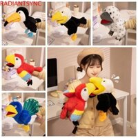 Radiantsync Toucan Tay Con Rối Đồ Chơi Sang Trọng, Vẹt Hói Đại Bàng Con Công Hoạt Hình Con Rối Tay Động Vật, Mới Lạ Lông Tơ Ins Mềm Mô Phỏng Toucan Tay Búp Bê Tập Hợp Gia Đình