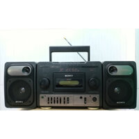 Radio cassette Sony CFS-1033S đồ cũ nghe hay ok 100%
