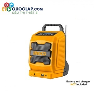 Radio công trường pin 20V Ingco CJRLI2001