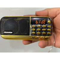 Radio craven B836s đọc thẻ nhớ,usb, AM Fm.