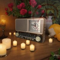 RADIO PIN SẠC ĐỒNG HỒ CỔ NHÀ ABC