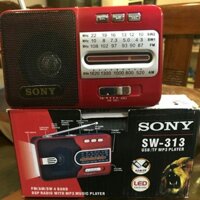 Radio sony sw-303 đọc thẻ sd usb có lỗ cắm tai phone tặng củ sạc