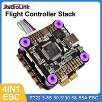 Radiolink F722 Stack F722 FC Với ESC không chổi than 4 trong 1 55A cho máy bay trực thăng cánh cố định