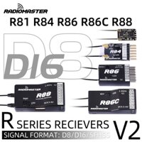 Radiomaster r81 r84 r86 r86c r88 v2 2.4ghz Trên 1km Cho drone Điều Khiển Từ Xa d8 tx16s