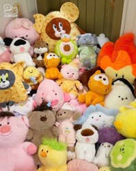 Rái cá bông kèm cá nam châm