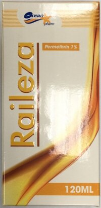 Raileza dầu gội trị chấy  Quang Xanh (Lọ/120ml)