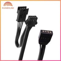 Rain 12V 4Pin RGB Kết Nối Cáp 60cm PC Ốp Lưng Quạt Đèn LED Thanh Nối Dài Cáp Dây Adapter Cho Giga / Microstar / ASUS