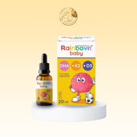Rainbovit Baby DHA D3K2 Công Thức 3 Trong 1Tối Ưu Cho Trẻ Sơ Sinh