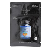 Rainbow L'affair Mặt Nạ Dưỡng Da Rainbow L'affair Multi-care V5 Aqua Black Skin Renewal Black 30ml