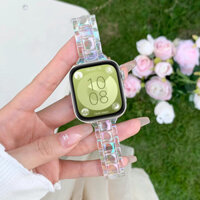 Rainbow Laser Trong Suốt Ban Nhạc Cho Huawei Watch Fit 3 Glacier Dây Đeo Nữ Vòng Tay Cho Huawei Fit 3 Đồng Hồ Thông Minh Thay Thế Dây Đeo Đồng Hồ