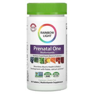 Rainbow Light Prenatal One Multivitamin - Viên cung cấp vitamin và khoáng chất cho phụ nữ mang thai , 150 viên