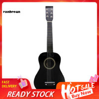 Rainbrown  23-Inch 6 Dây Đàn Guitar Trẻ Em Viền Mịn Gỗ Giáo Dục MIni Acoustic Guitar Để Giải Trí