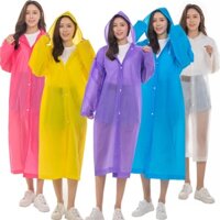 Raincoat non-one-time dày nam và nữ eva nhẹ ngoài trời dành cho người lớn poncho one-piece