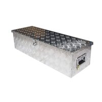 RainMan S 39 Aluminum Heavy Duty Pick Up Truck Storage ATV Truck Bed Tool Box RV Trailer Tongue Storage Tool Box Diamond Tread Aluminum Underbody T...