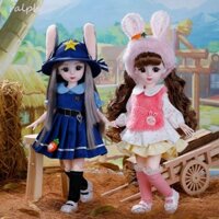 Ralph 1 / 6 Búp bê Bjd, Trang phục khớp hình cầu Búp bê Bjd Anime 30cm, Đồ chơi DIY có quần áo Mắt 3D Đồ chơi khớp nối 30cm dễ thương Đồ chơi trẻ em