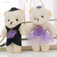 Ralph 12 Cái / túi Bó Hoa Gấu Mini, Búp Bê Sang Trọng Tự Làm Gấu Đồ Chơi Bọt Sang Trọng, Trang Trí Phòng Búp Bê Hoạt Hình Sang Trọng Động Vật 11cm Hoạt Hình Bó Hoa Búp Bê Ngày Lễ Tình Nhân