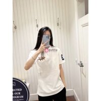 Ralph Lauren mới dành cho nam giới cổ điển màu trơn in logo giản dị cotton nguyên chất áo sơ mi polo ngắn tay