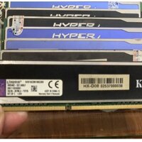 Ram 4G-DDR3-1600 Kington  HyperX Black - Blu - Ram Tản Nhiệt Đen, Xanh - Vi Tính Bắc Hải