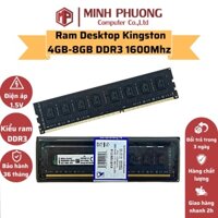 Ram 8GB DDR3 Bus 1600 Bảo hành 3 năm dùng cho PC hàng new