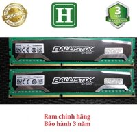 Ram 8Gb ddr3 bus 1600, ram  tản nhiệt hiệu Crucial BALLISTIX, bảo hành 36 tháng