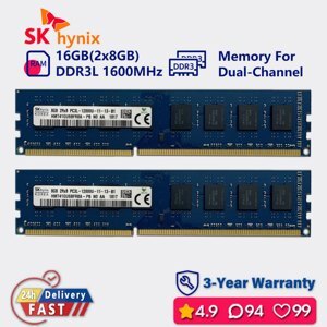 Ram 8GB Hynix (PC3L-12800) DDR3L 1600Mhz