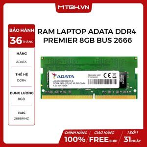 RAM Adata Premier 8GB DDR4 Bus 2666MHz
