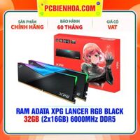 RAM ADATA XPG LANCER RGB BLACK - 32GB (2x16GB) 6000MHz DDR5