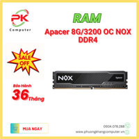 Ram Apacer 8G,16GB 3200 OC NOX DDR4