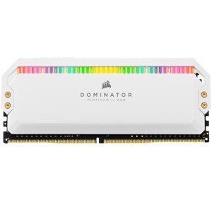 RAM Corsair 16Gb Bus 3200Mhz Dominator Platinum White RGB CMT16GX4M2C3200C16W