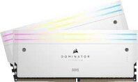 Ram Corsair DDR5, 6000MT/s 32GB (2x16GB) DIMM, XMP 3.0, DOMINATOR TITANIUM White Heatspreader, RGB LED, 1.4V (CMP32GX5M2B6000C30W)